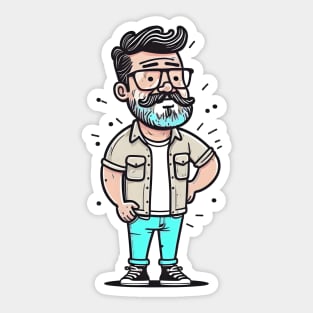 Super Dad Squad Sticker